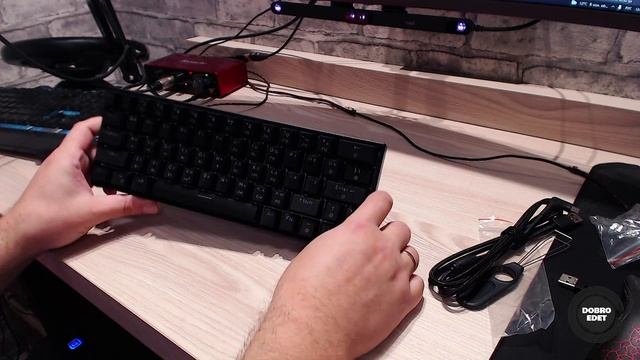 ✅ ОБЗОР КЛАВИАТУРЫ DARK PROJECT KD63A Wireless