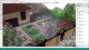 Создание и редактирование 3Д растений в программе SketchUp. Части 1-2 (фрагменты уроков)