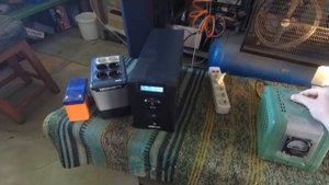 Мощный бесперебойник Dexp на 1200 W. Его тест и кратко как он работает.