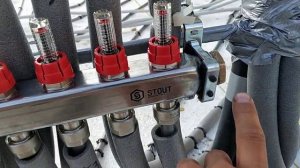 Опрессовка системы теплого пола воздухом