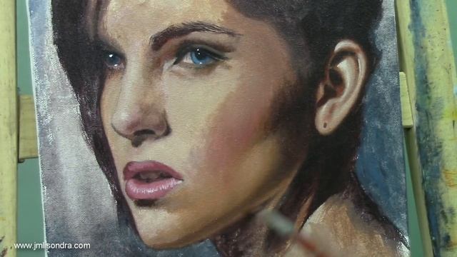 Acrylic Portrait Painting Tutorial | Ep 3 | Beautiful Lady in Step by Step by JM Lisondra смотреть онлайн