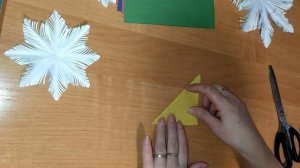 Новогодняя гирлянда из бумаги своими руками