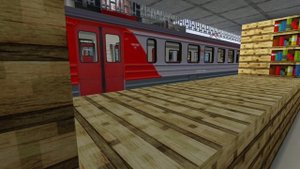 Начало рейса Узуново-Рязань 1, на ЭД4М 0120 в Майнкрафте #эд4м #ржд #рязань