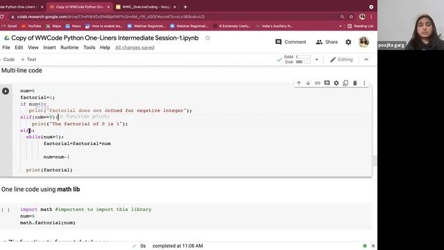 Less Is More: How to Code Python in One Line (Session 2: Intermediate Level Part 1)