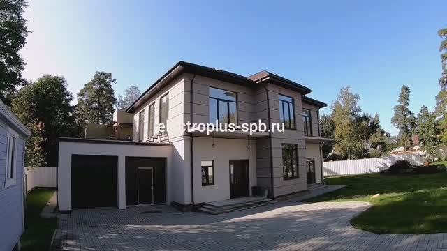 Электрика в доме из газобетона от ЭЛЕКТРОПЛЮС СПБ электро плюс