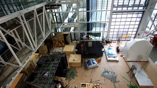 Длительная таймлапс съёмка разборки авиасимулятора .Таймлапс камера 4K+, 4G/LTE