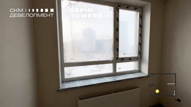 1-комнатная квартира в новостройке Repin Towers (ВИЗ, Екатеринбург) смотреть онлайн