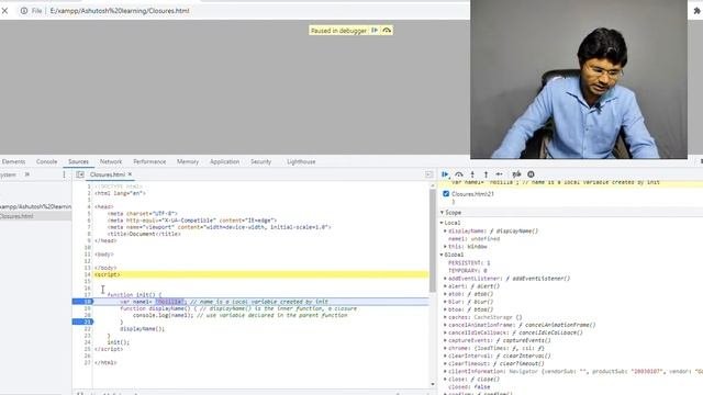 Closures - JavaScript In Hindi | What Is Closure In JavaScript With Example? | Closure Explained