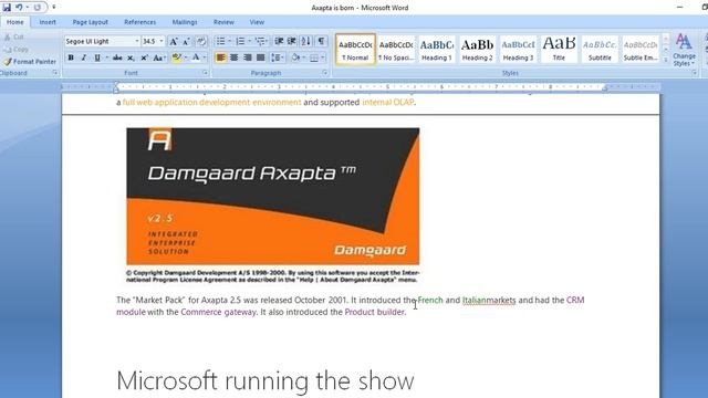Introduction✔️ of Microsoft Dynamics Ax and build version in Hindi