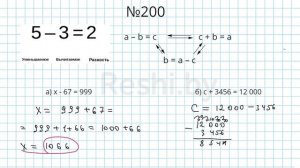 №200 / Глава 1 - Математика 5 класс Герасимов