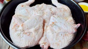 Цыпленок в духовке целиком