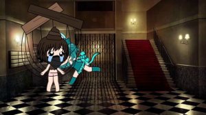 Гача омараси голубая кошка демон и бомж