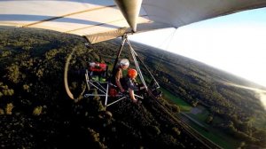 Дельталёт на малой высоте