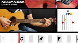 Right Here Waiting - Richard Marx | GUITAR LESSON | Common Chords