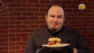 Бургер из белой рыбы