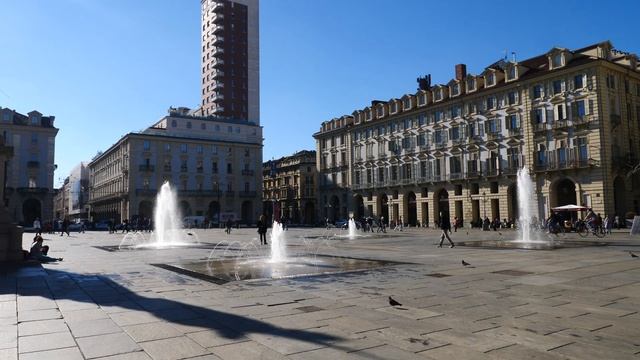 Turin 4K Walking Tour Italy.Torino 4K Italia. Турин 4К Италия.