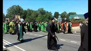 Крестный ход ( 700-летие Сергия Радонежского)