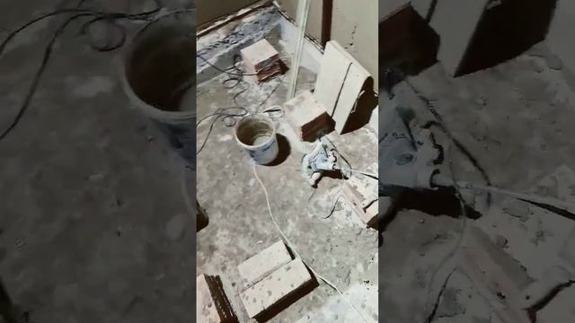 Установка маяков . Штукатурка стен . Монтаж декоративного покрытия AMk. смотреть онлайн