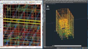 Tekla Structures VS Advanse Steel. Часть 1. Графика