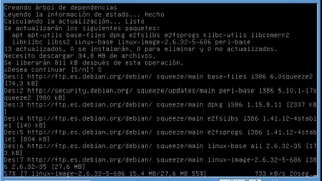 Actualización de linux Debian смотреть онлайн