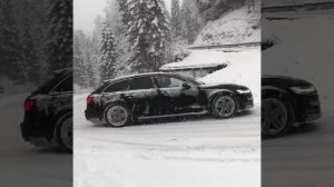 Audi A6 Allroad Snow Drift