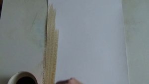 Тонируем бумагу кофе