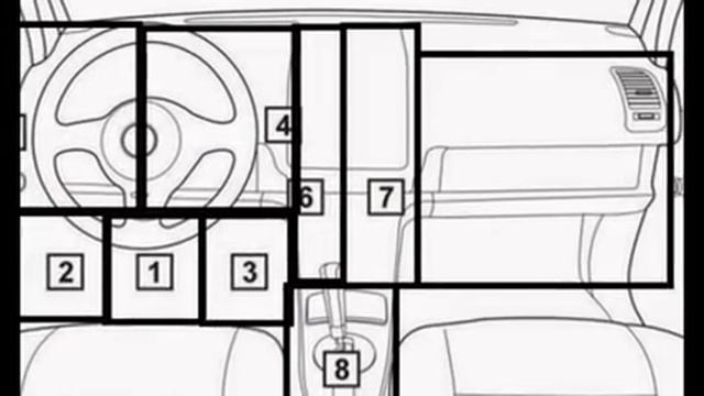 ACURA RDX 2004-2014 diagnostic OBD port connector socket location OBD2 DLC DATA LINK CONNECTOR смотреть онлайн