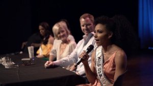 Cheslie Kryst Miss USA 2019 Q&A Show in Shelby, NC