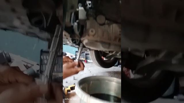 CVT Fluid Changed | Oil Pan Pull Down #suzukigenuineparts #suzukicelerio #atfchange