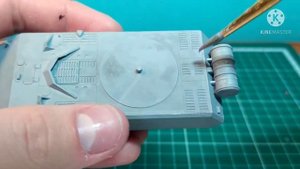 Покраска немецкого сверхтяжелого танка Маус в 1/100 масштабе