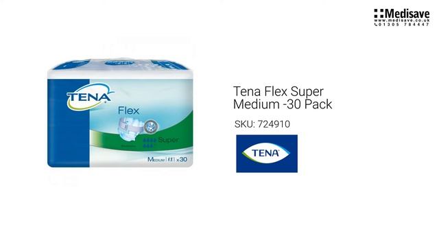 Tena Flex Super Medium 30 Pack 724910 смотреть онлайн