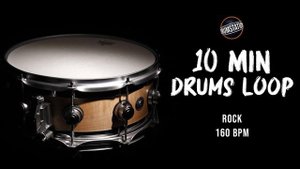 FREE DRUMS LOOP - Rock - 80 / 160 BPM 🥁