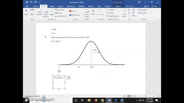 How to draw normal curve in word and find the probability of a z-score (i.e., standardized score) смотреть онлайн