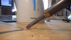 Чайник, пайка дна