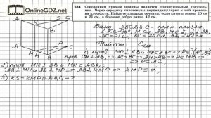 Задание №234 — ГДЗ по геометрии 10 класс (Атанасян Л.С.)