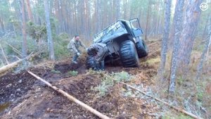 На вездеходах Тайпан, обратная дорога по васюганскому болоту! Часть 2
