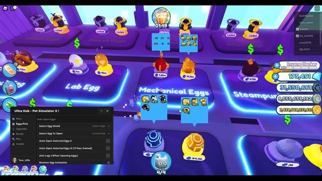 Roblox Pet Simulator X Script - AutoFarm Coin | Auto Collect & More смотреть онлайн