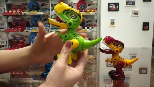 Интерактивный динозавр со светом и звуком - MY66-Q1203L смотреть онлайн