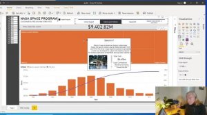 NASA Apollo Mission Cost Tracker (PowerBI)