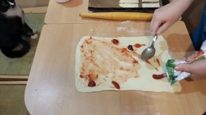 Быстрые слойки с джемом к чаю