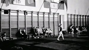 1967 год. Тюмень. Соревнования по гимнастике. Девушки