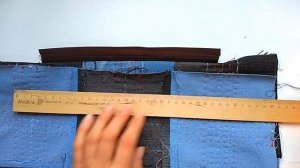 Подушка из старых джинсов.МК подробно.