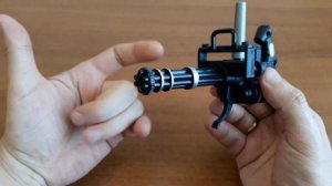 Пулемет Миниган Minigun Стреляет пластиковыми шариками