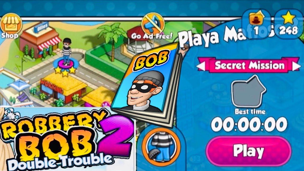 ВОРИШКА БОБ 2! ROBBERY BOB 2 Double Trouble #12 СЕКРЕТНЫЕ МИССИИ! Крутая игра Robbery Bob! Летсплей