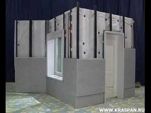 Монтаж фасадов Краспан - часть 6. Натуральный гранит