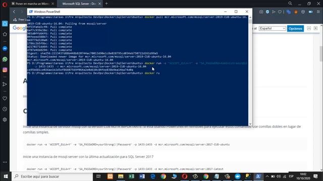 Instalar Sql Server 2019 Linux Usando Docker смотреть онлайн