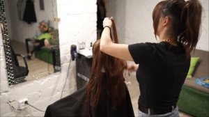 Каскад на длинные волосы. Женская стрижка