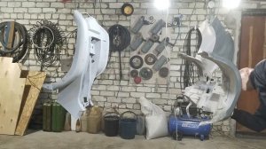 ПОКРАСКА ПЛАСТИКА на КВАДРОЦИКЛЕ —долгожданное видео.. 3 ЧАСТЬ