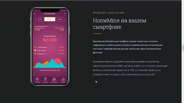 ICO HomeMine обзор смотреть онлайн