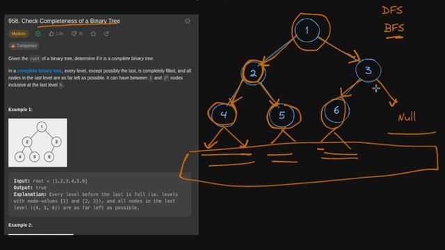 Leetcode 958 - Check Completeness of a Binary Tree - Python Solution
